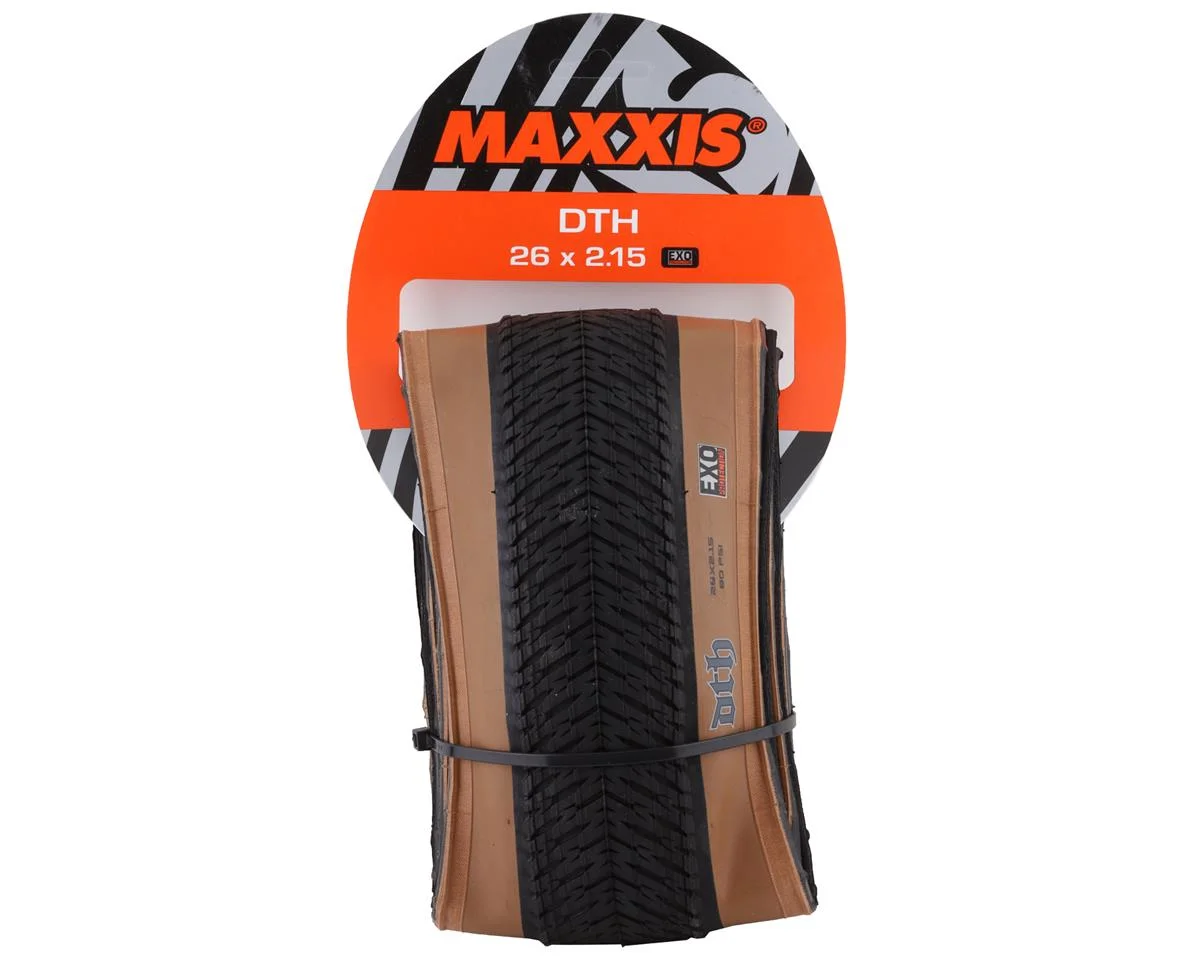 Maxxis DTH Street/DJ Tire (Black/Dark Tan Wall) (26") (2.15") (559 ISO) (Folding) (Single/EXO)